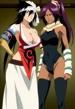LoveHUwU - Kukaku Shiba & Yoruichi | Bleach [AI Generated]