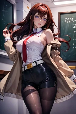 [AI Generated] Kurisu Makise