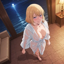 [AI Generated] Cha Hae-in+#4+-+Seaside Villa