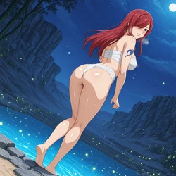 [AI Generated] Erza Scarlet+-+Desert Oasis