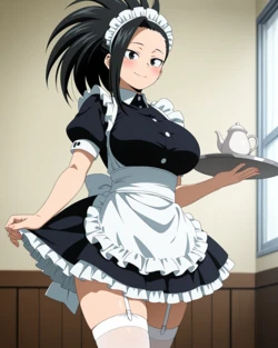 Ponchoman - Momo Yaoyorozu - My Hero Academia || 八百万 百 - 僕のヒーローアカデミア (UNCENSORED) 70 IMAGES (Patreon) [AI Generated]