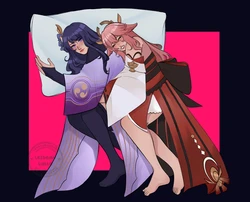 [Lesbeanlatte] Eimiko (Genshin Impact)