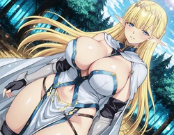 [しらたき～に] Seras Ashrain, a high elf princess knight, was betrayed by her own king... (AI Generated)