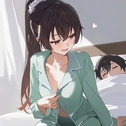 Howsir - 周防有希 Yuki Suou X 久世政近 Masachika Kuze (Patreon) [AI Generated]
