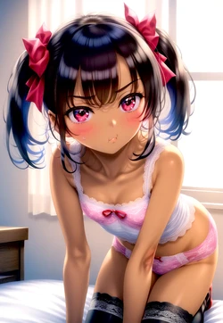 生意気なメス◯キにわからせる[AI Generated]