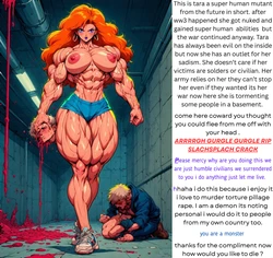 tara the radioactive killer muscle goddess of war [AI Generated]