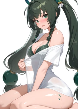 qingyi (zenless zone zero) [MaxelArtDesign] [ai generated]