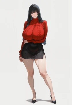 [BigMelons] 影山魅月 (セーター) [AI Generated]
