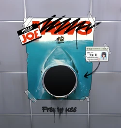 Ah18 / Debris Industry Ellen Joe Jaws Shark Wall 🚾Pixiv and Twitter posts Zenless Zone Zero