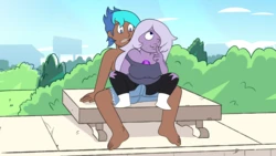 [DeadInside97]  Red and the Gems (@DeepShadeOfRed's OC) (Steven Universe)