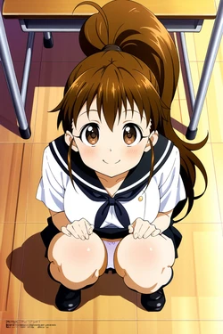[minakaze] Popura Taneshima : Sailor Uniform (WORKING!!)[AI Generated]