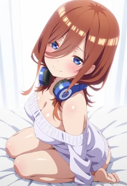 (AIusagichan) 五等分の花嫁 中野三玖 Miku Nakano (Patreon) [Ai Generated]