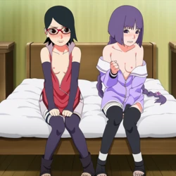 TheFarAi Boruto X Sarada X Sumire (Ai Generated)