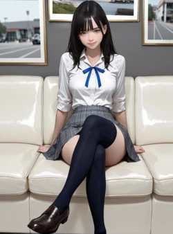 Gomberotica AI Generated Explicit Porn Girls 【Japanese school girl gradually getting aroused... ending up wigh squirting orgasm】