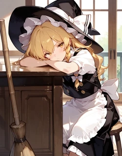 Kirisame Marisa - Vanilla (Touhou Series) (東方) [AI Generated]