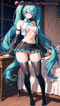 [NatsuYoru] Hatsune Miku (Vocaloid) [AI Generated]