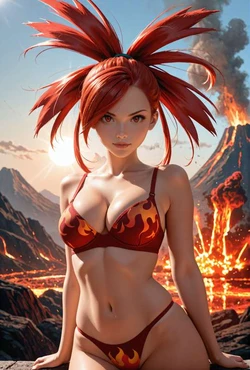 pokemon flannery by nauthyneurals [AI Generated]
