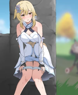 [Wararu] パイモン、見張ってて... (Genshin Impact)