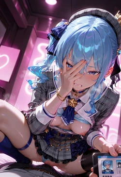 [Iselia Queen] Hoshimachi Suisei (1st costume) No.3 (Patreon) [AI Generated]