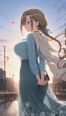 Kurusu Natsume // 来栖夏芽   Love4UAndAI ai generated