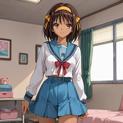 Too brown-toned- Haruhi Suzumiya 涼宮ハルヒ (123 P) (Patreon) (AI Generated)