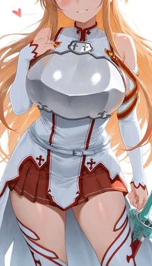 Love4UAndAI - Asuna (SAO) Post-Training Workout // アスナ（SAO）トレーニング後のワークアウト (HQ+Extra) [489p] (Patreon) [AI Generated]