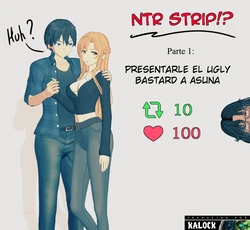 [YuuKiS] Asuna; Ntr Strip! (Sword Art Online) (Spanish) [kalock]
