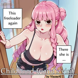 Childhood friend's Visit (Perona) by VisceroFP/VisceeAI [AI Generated]