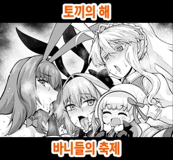 [Ankoman] Usagidoshi, Bunny-tachi no Utage | 토끼의 해, 바니들의 축제 (Fate/Grand Order) [Korean]