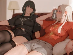 [Ein] Futanari CG (AI Generated)