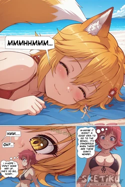 [Sketiku] Senko Fun at the Beach [AI Generated]