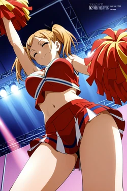minakaze - [SHIROBAKO] Erika Yano: Cheerleader [AI Generated]