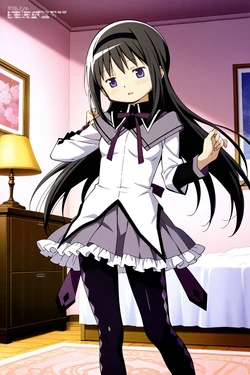 minakaze - [Puella Magi Madoka Magica] Homura Akemi: Official Outfit [AI Generated]