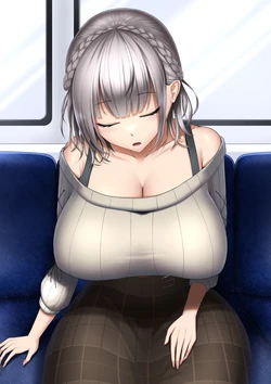 [美影] 寝てる間に谷間に大量ぶっかけされてしまう団長 (ホロライブ)
