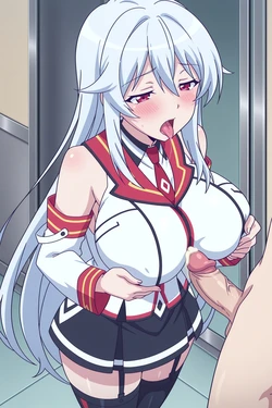 wAItercolor - Aine Chidorigafuchi #1 - Hybrid x Heart (REQUEST) + EXTRAS (Patreon) [AI Generated]