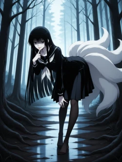 [UnrealBeautyAIMIX] Hagoromo Gitsune (Nurarihyon no Mago) [AI Generated]