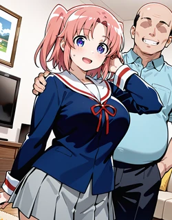 [白玉] Kobeni Yonomori and her Uncle (AI Generated)