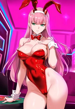 [Patreon] (Sylveria) Zero Two Bunny Girl (AI Generated)