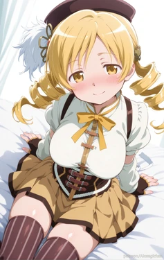 (AIusagichan) Mahou Shoujo Madoka Magica - Mami Tomoe (Patreon) [Ai Generated]