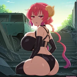 Rule34 Diffusion - Ilulu of Miss Kobayashi's Dragon Maid Sexy Poses [Gen 2.5] (Patreon) [AI Generated]