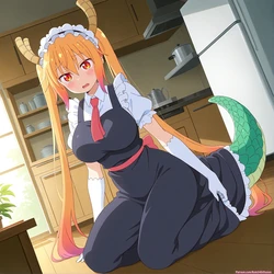 Rule34 Diffusion - Tohru of Miss Kobayashi's Dragon Maid Sexy Poses [Gen 2.5] (Patreon) [AI Generated]