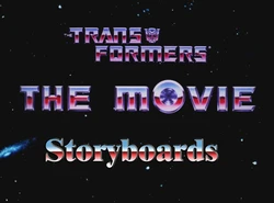 Transformers the movie(1986) storyboards