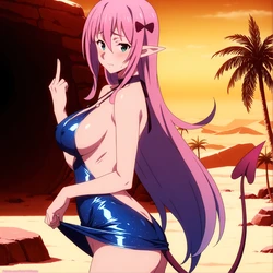 Rule34 Diffusion - Succubus Receptionist of Konosuba Sexy Poses [Gen 2.5] (Patreon) [AI Generated]