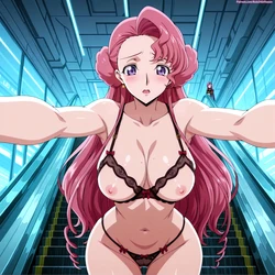 Rule34 Diffusion - Euphemia li Britannia of Code Geass Sexy Poses [Gen 2.5] (Patreon) [AI Generated]