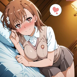 Rule34 Diffusion - Mikoto Misaka of A Certain Scientific Railgun | Sexy Poses [Gen 2.5] (Patreon) [AI Generated]