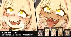 [Mokushi] Futa Werewolf TF (6P+📽️)