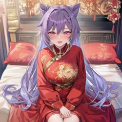 [Pixiv] 青德坊 - 中式婚服——刻晴 (107479500) [Ai generated]
