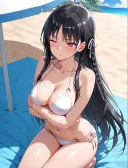 [MirrorAiArt] Classroom of the Elite - Suzune Horikita - Bikini (Patreon) [Ai Generated]