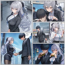 Gray - [R]Office Lady Bronya Zaychik 1-4 (Patreon) [AI Generated]