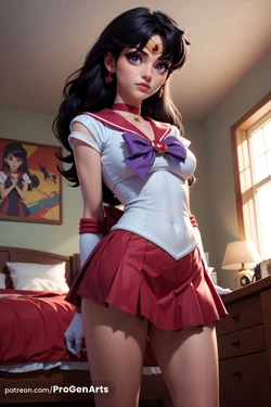 ProGenArts - Sailor Mars (AI Generated)